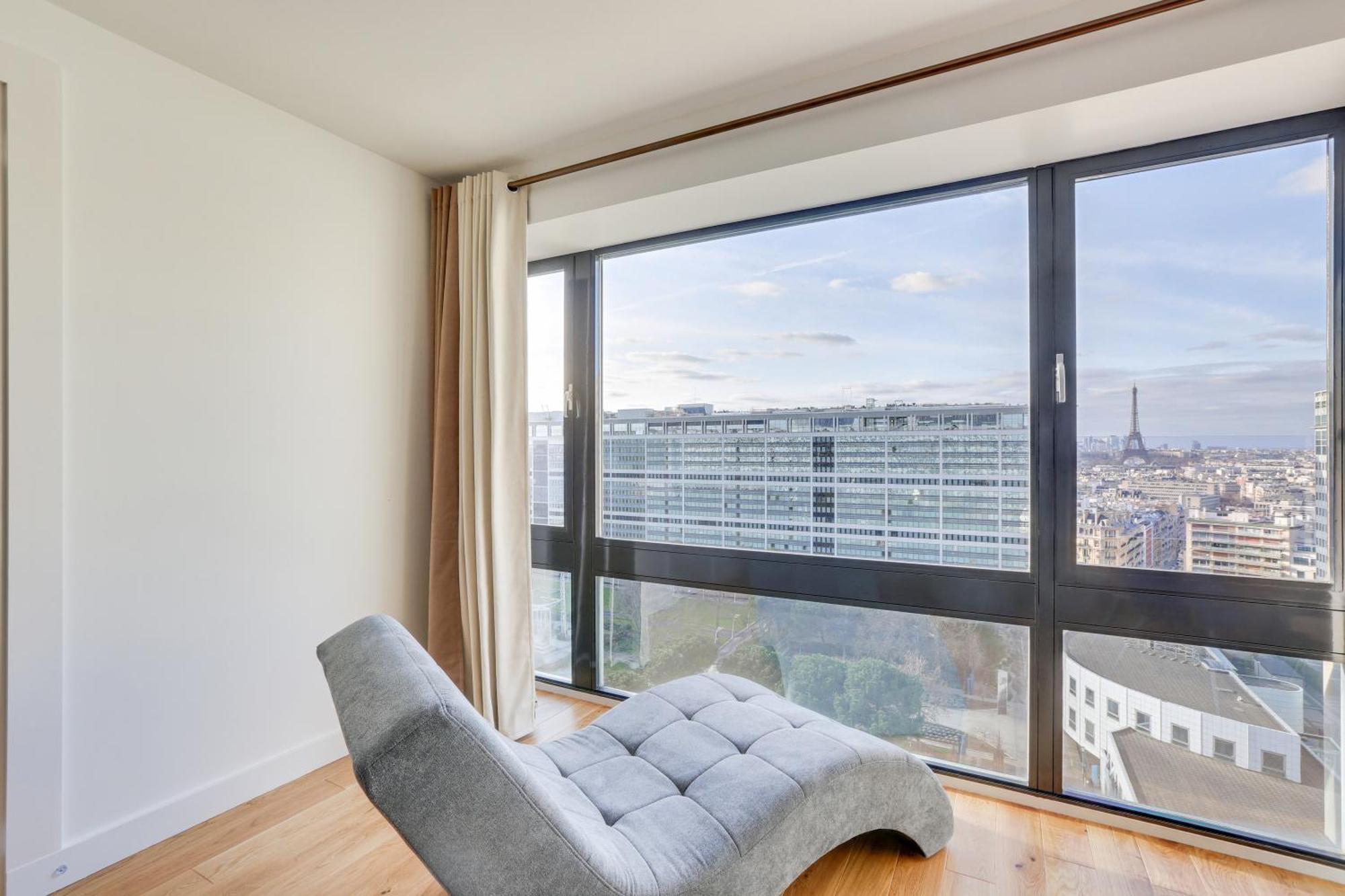 Paris Luxury Apartment 75M2 With Eiffel Tower View, 1 Min Metro, Parking 外观 照片