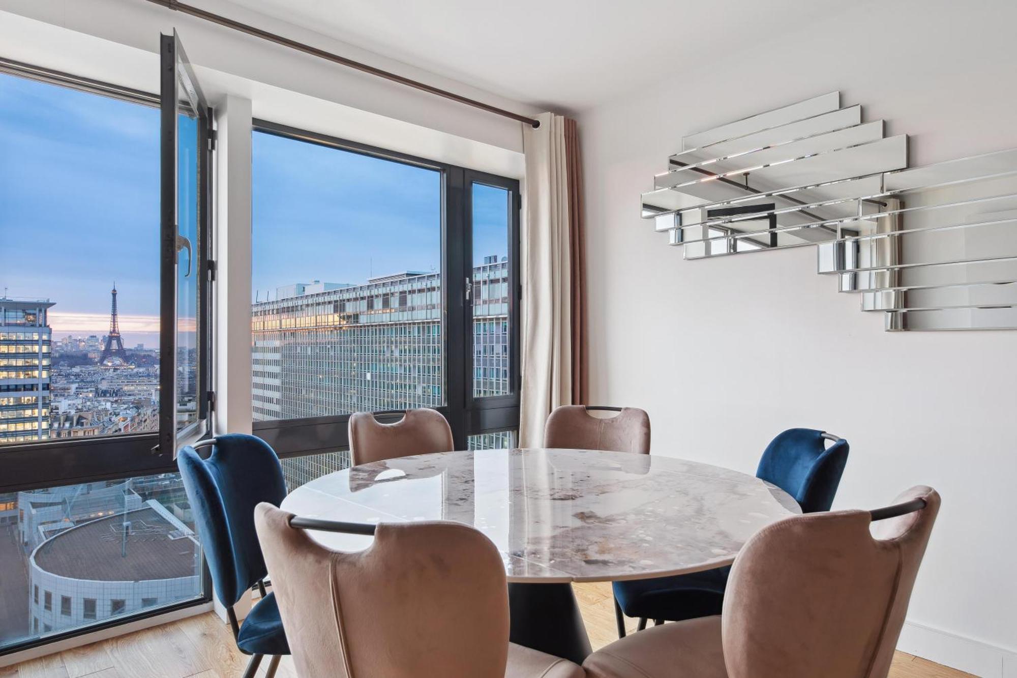 Paris Luxury Apartment 75M2 With Eiffel Tower View, 1 Min Metro, Parking 外观 照片